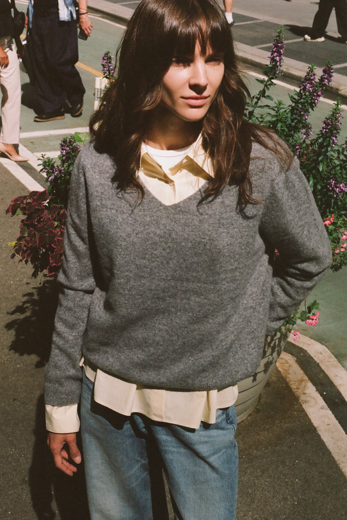 Lumi V Neck Wool Sweater