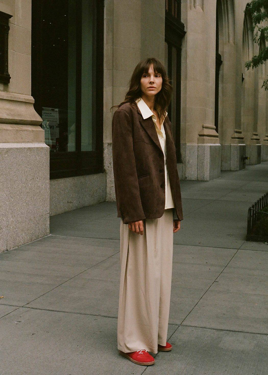 Maren Faux Suede Blazer