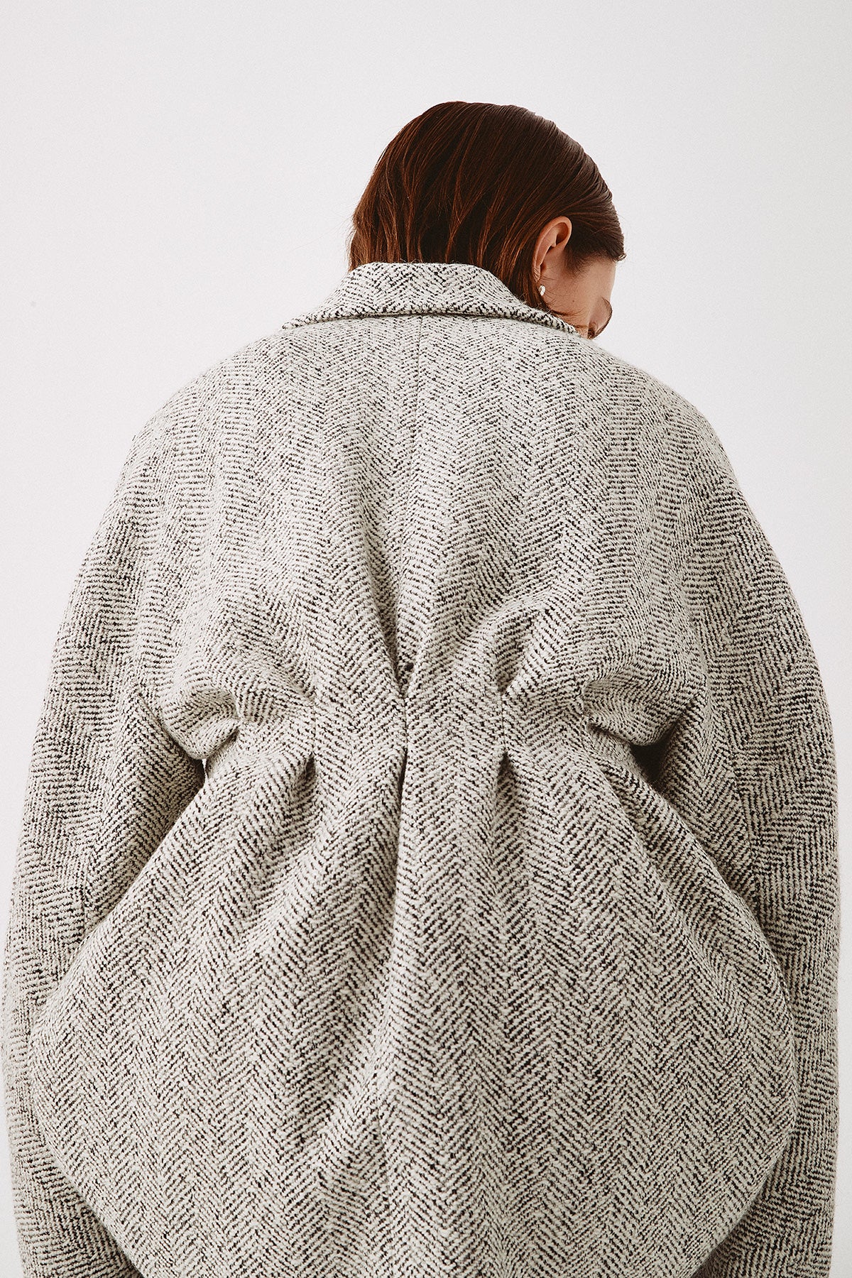 Lila Coat in Boucle