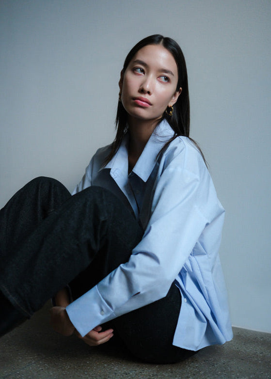 Sora Shirt in Ice Blue