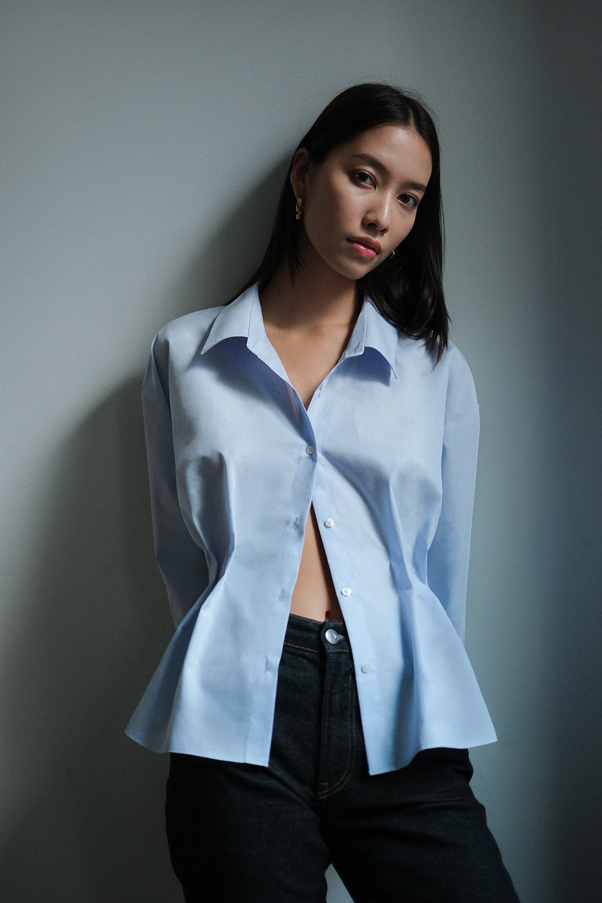 Sora Shirt in Ice Blue