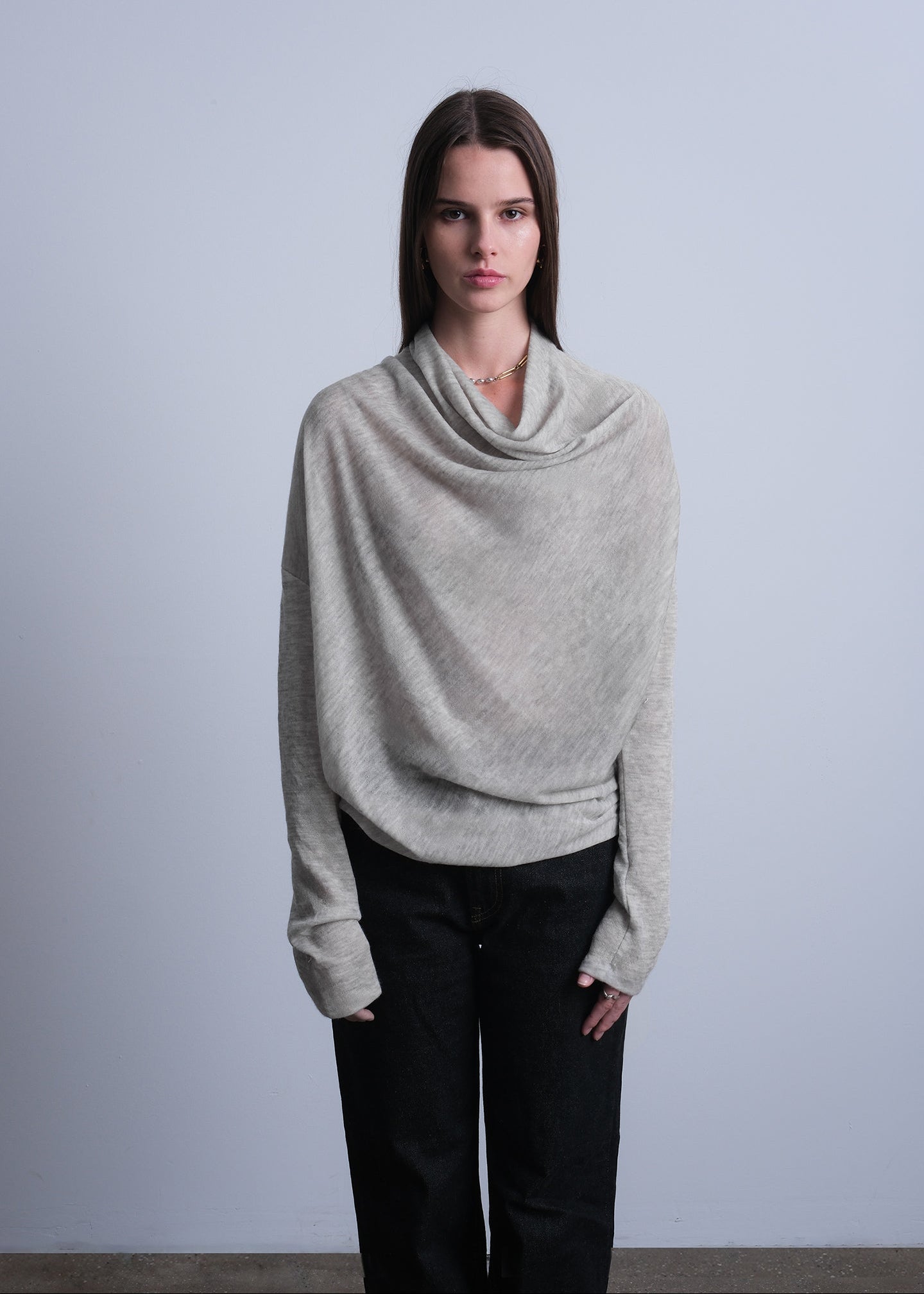 Erin Draped Cashmere Sweater