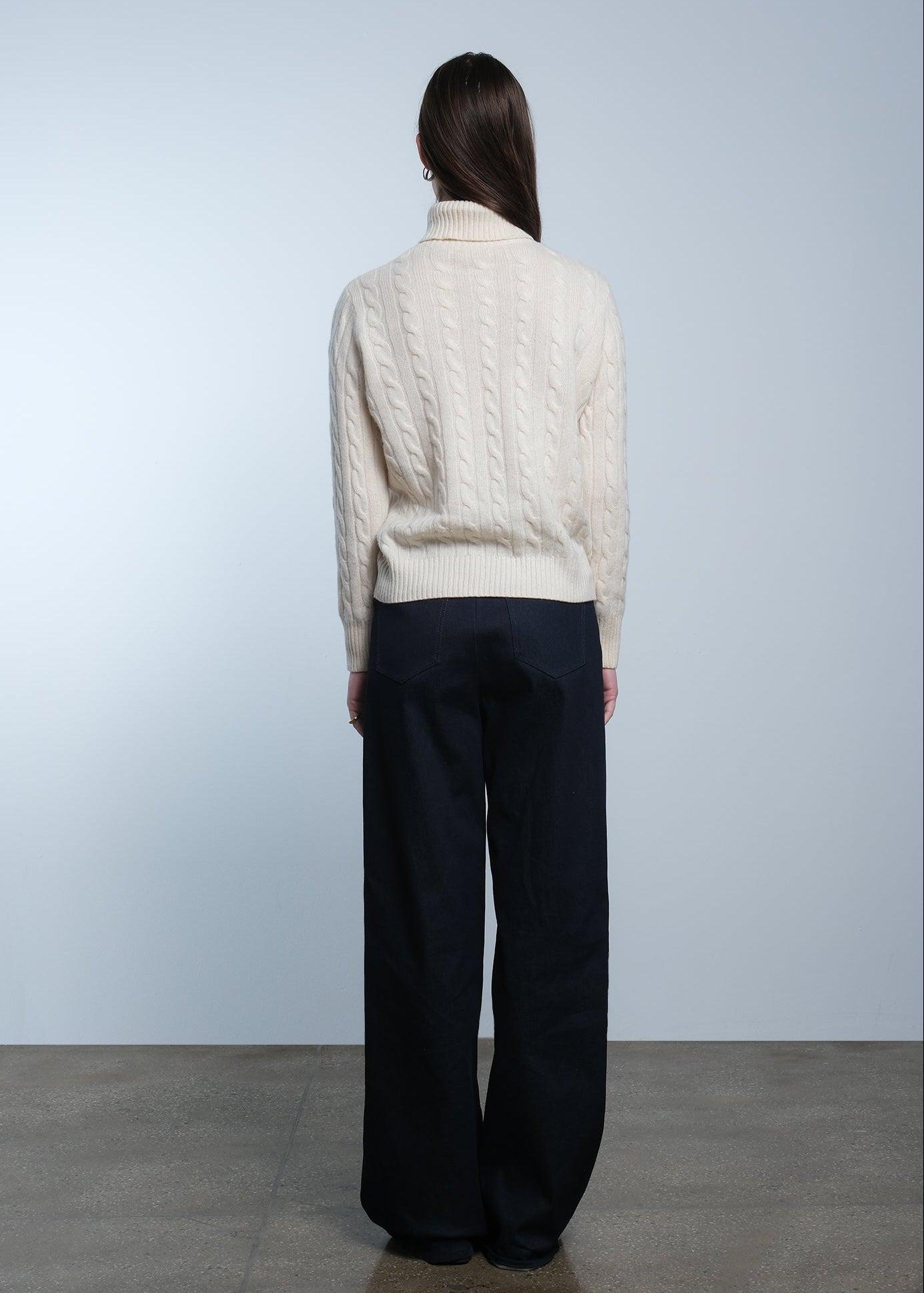 Kara Cashmere Turtleneck Sweater