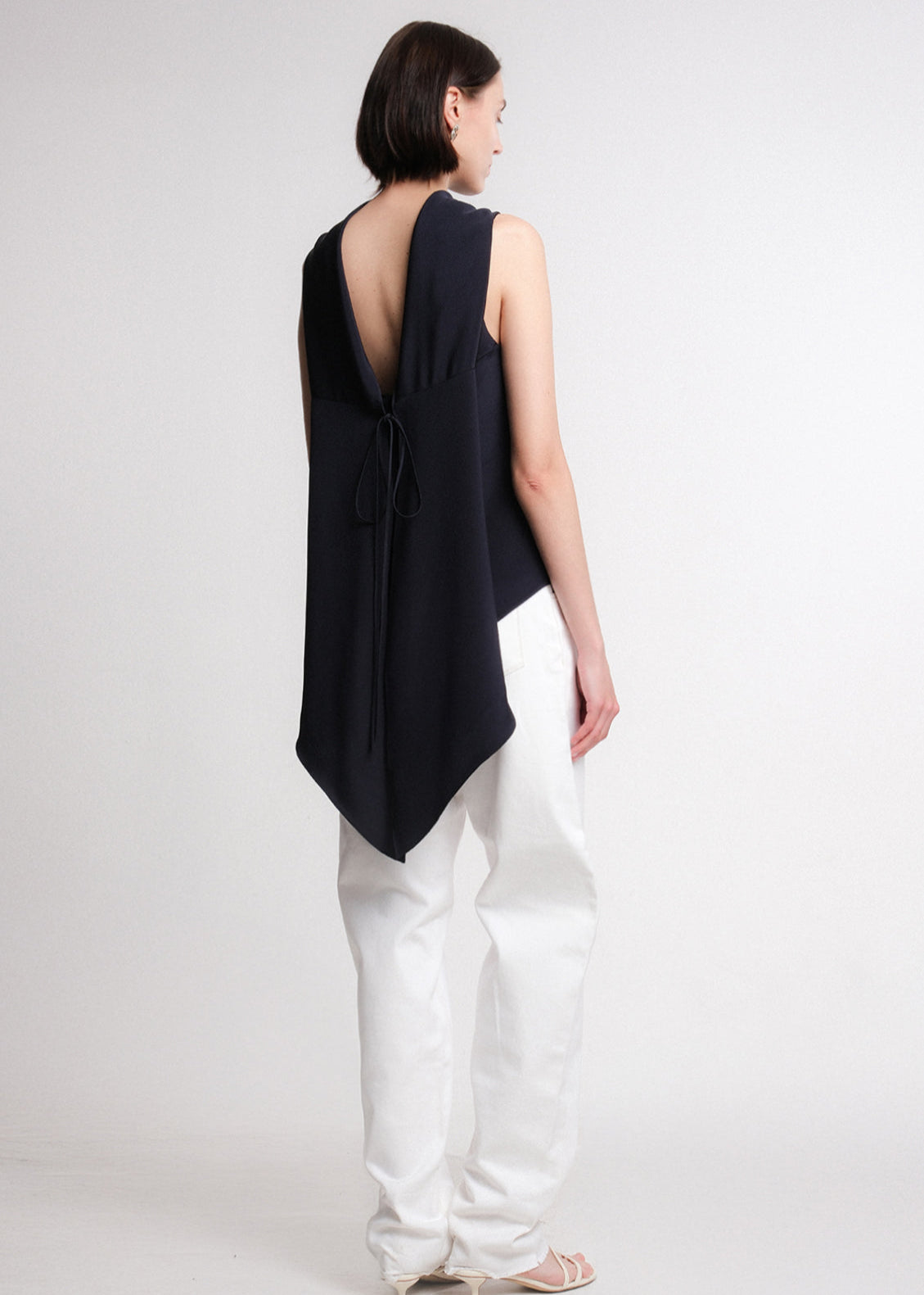 Lyra Top in Midnight Silk