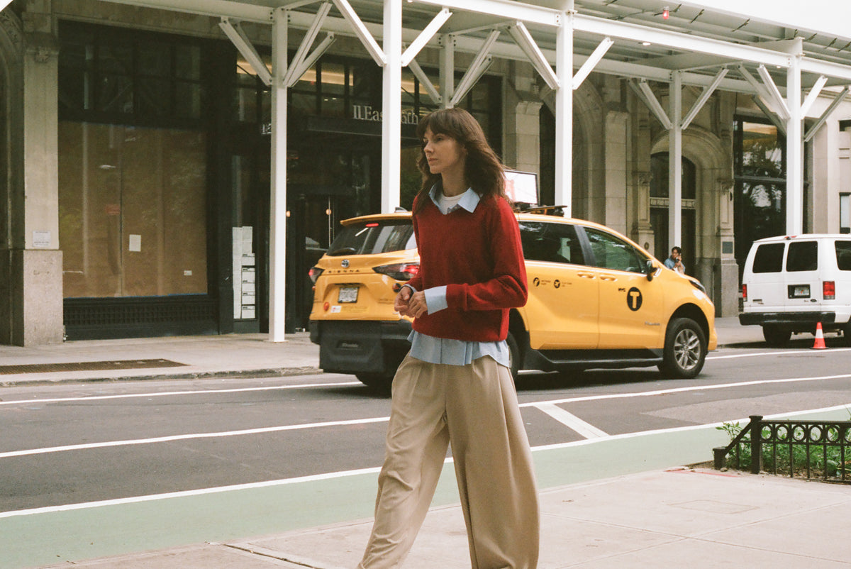 Lumi V Neck Wool Sweater