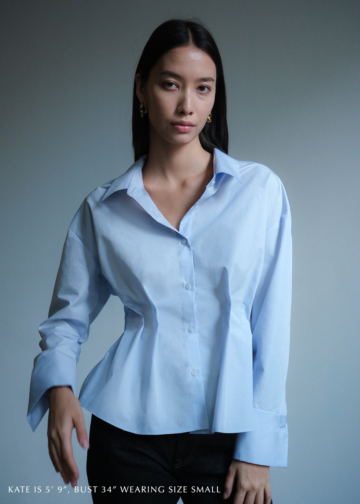 Sora Shirt in Ice Blue