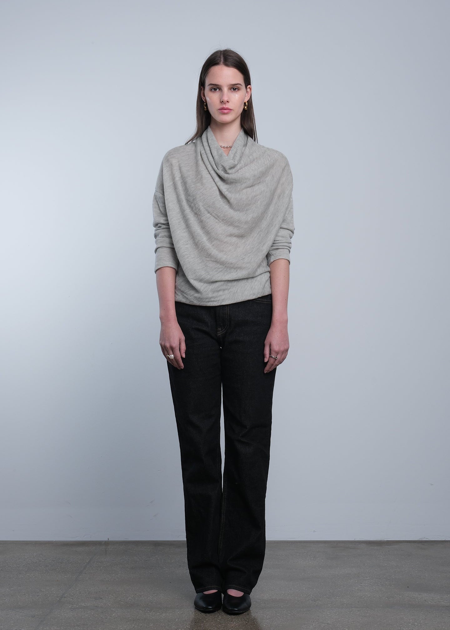 Erin Draped Cashmere Sweater