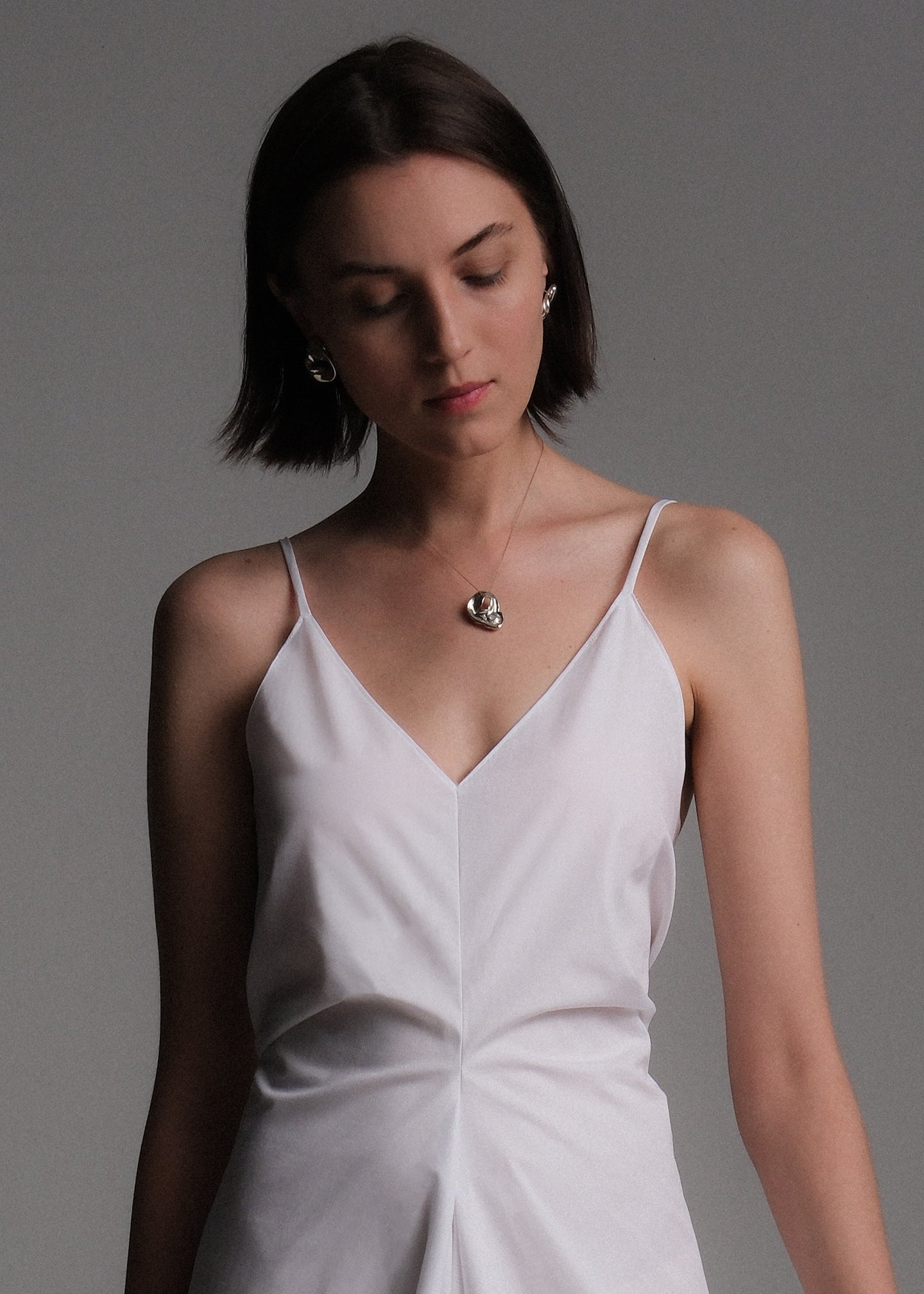 Emery Ruched Cotton Cami Top