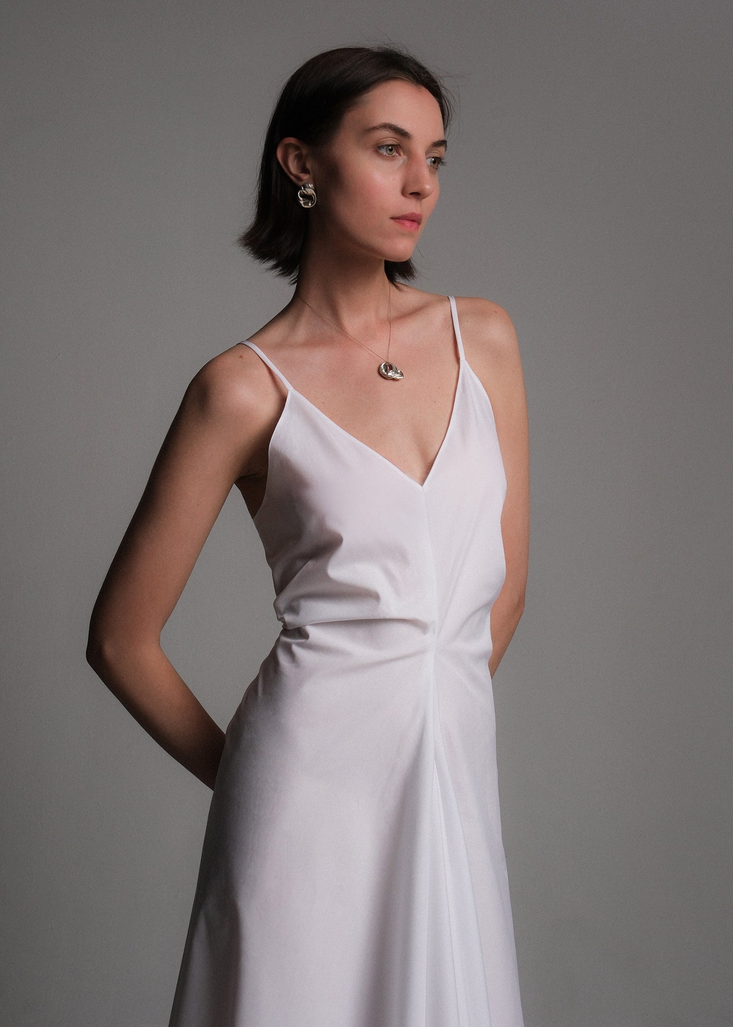 Solenne Slip Dress