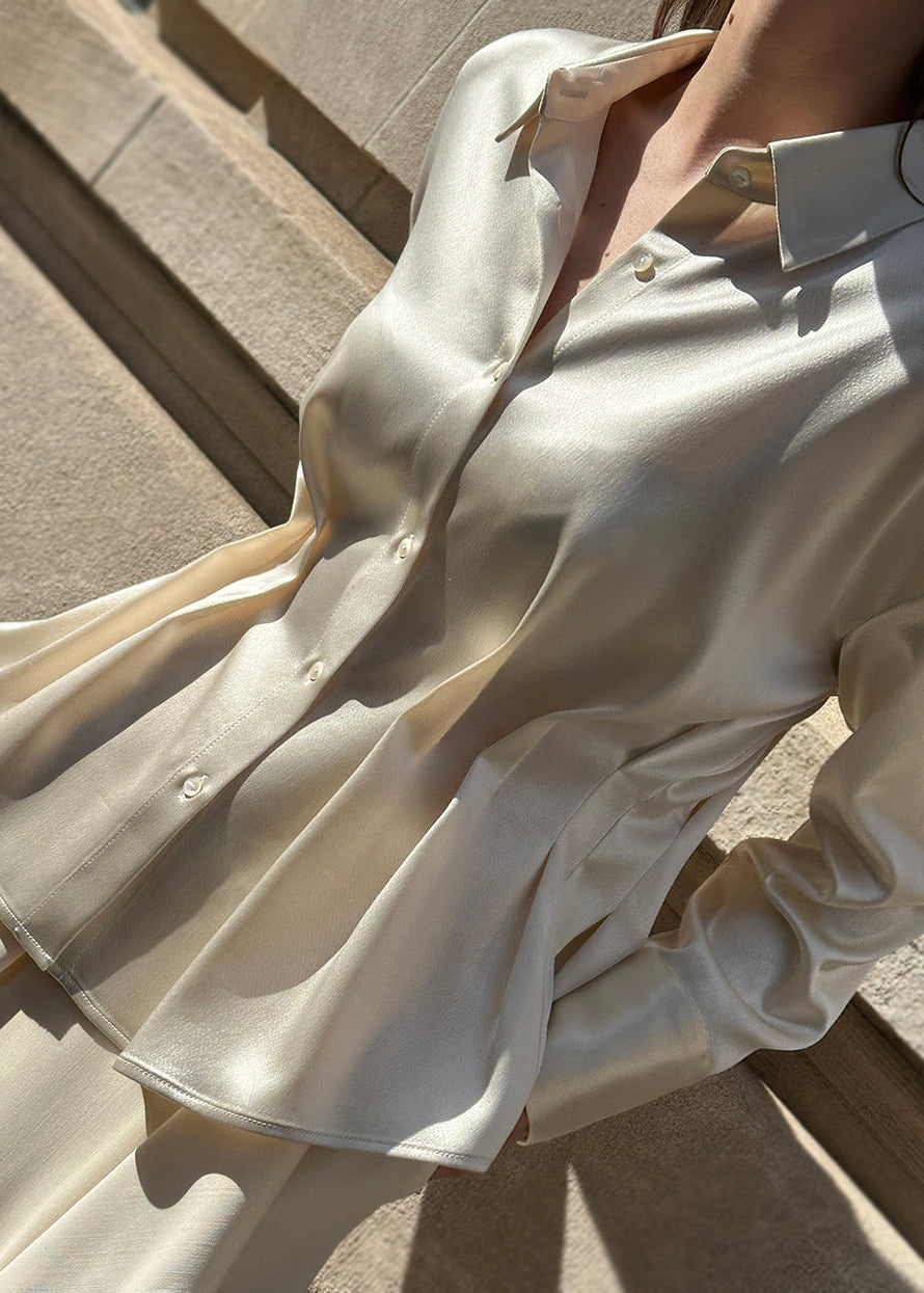 Sora Shirt in Satin